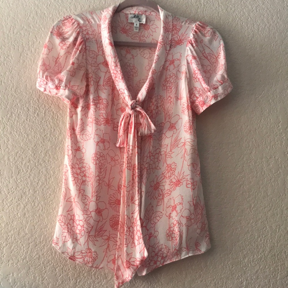 100% silk Milly of New York Blouse